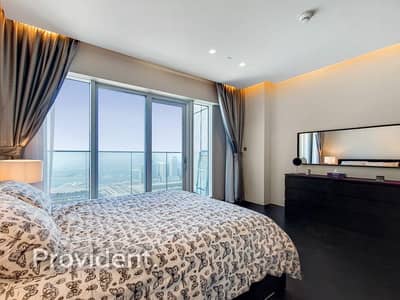 3 Bedroom Apartment for Rent in Dubai Marina, Dubai - Vacant | Fully Furnished | High Floor | Sea View