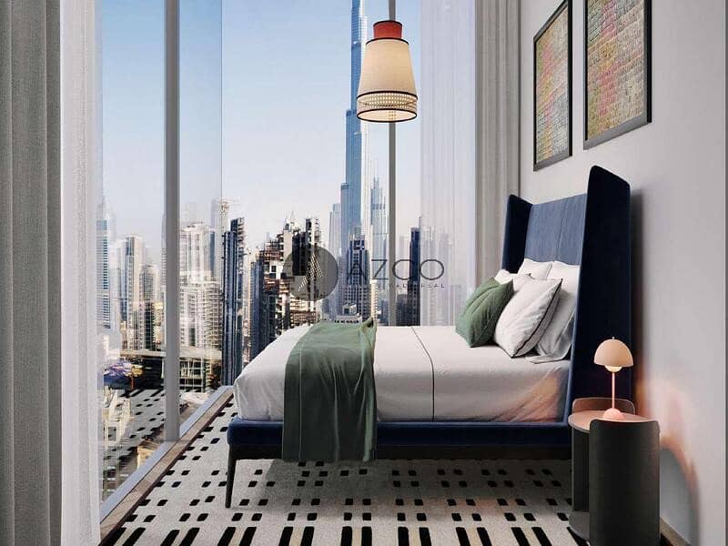 Burj and Skyline View | Exquisite Finish | P. Plan