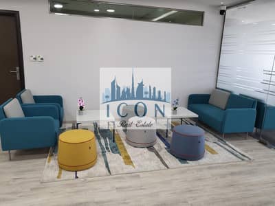 Office for Rent in Business Bay, Dubai - Fully Furnished Office | Canal View | High Floor