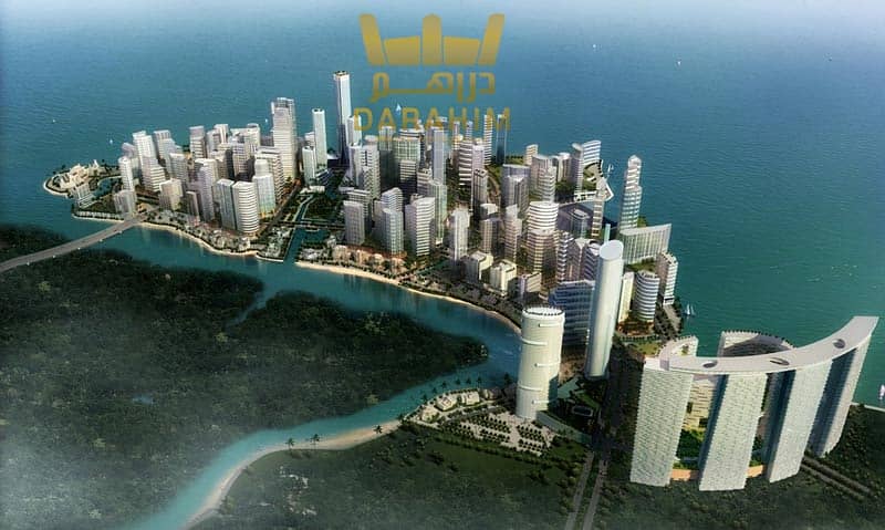 Magnificent Hotel Plot in Shams Al Reem  Canal View