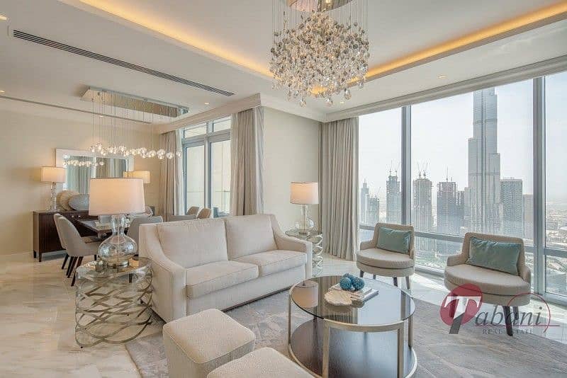位于迪拜市中心，谦恭公寓喷泉景观综合体，谦恭喷泉景观2号大厦 4 卧室的顶楼公寓 900000 AED - 6355507