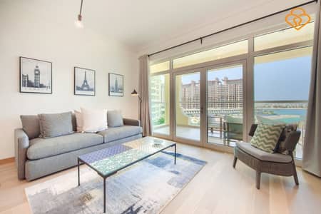 2 Bedroom Apartment for Rent in Palm Jumeirah, Dubai - Full Seaview 2 B/R Shoreline Beach Access
