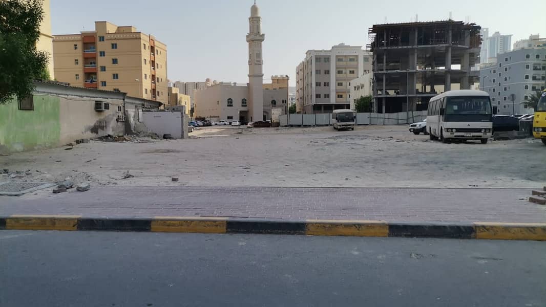 Exclusive residential commercial land in a great location opposite the Corniche in Ajman for sale