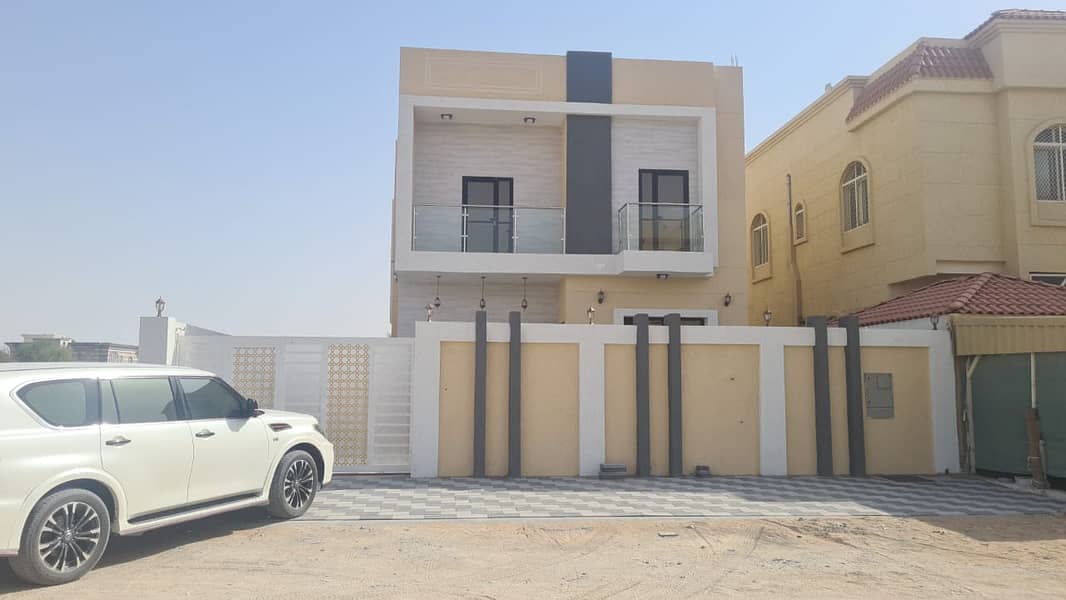New villa, the first inhabitant, with luxurious and classic finishes, for sale in Al Helio, Ajman