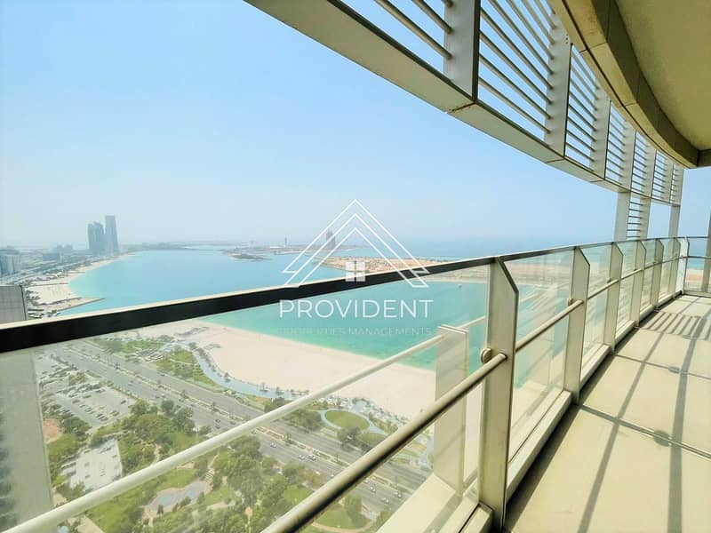 Now Available | Full Sea View Balcony | Maid Room|