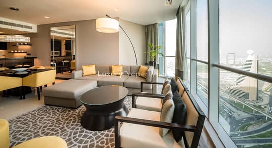 3 Bedroom Hotel Apartment for Rent in Sheikh Zayed Road, Dubai - Serviced Unit | Bills Included | Stunning View