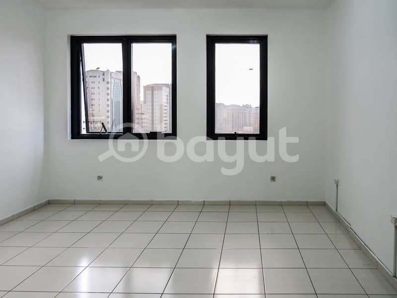 One BHK flat for rent is available Now in Al Najada Street, Abu Dhabi.