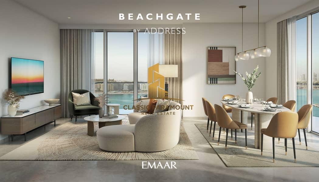 位于迪拜港，艾玛尔海滨社区，Address海滩之门公寓小区 1 卧室的公寓 2700000 AED - 6236450