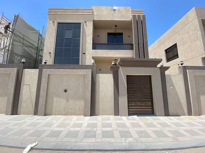 EUROPEAN STYLE VILLA 5 BEDROOMS WITH MAJIS HALL IN AL ALIA AJMAN FOR RENT 90,000/- AED YEARLY