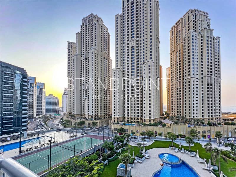 位于迪拜码头，滨海码头，滨海码头1号公寓 1 卧室的公寓 90000 AED - 6359580