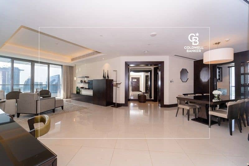 Квартира в Дубай Даунтаун，Адрес Даунтаун Отель (Лейк Отель), 2 cпальни, 9500000 AED - 6359812