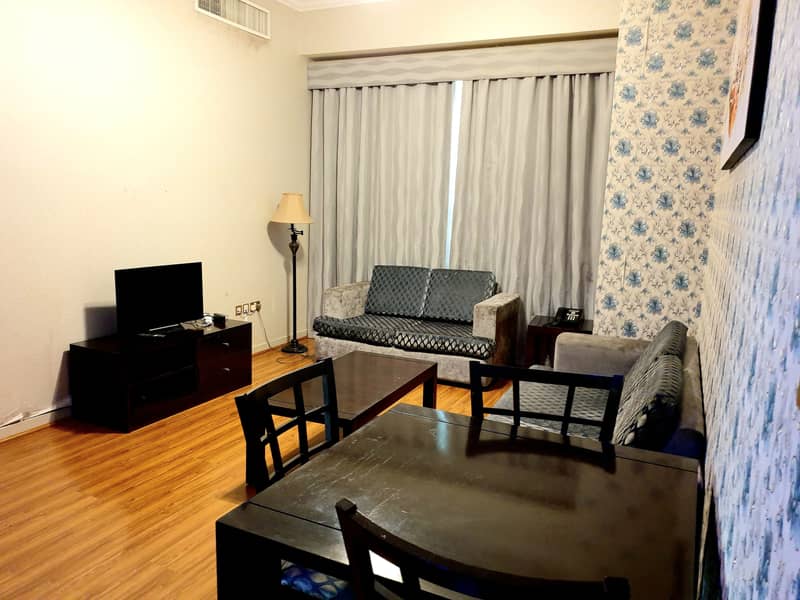Fully Furnished 01 Bedroom, Living Hall, Kitchen And Gym 5000/month.