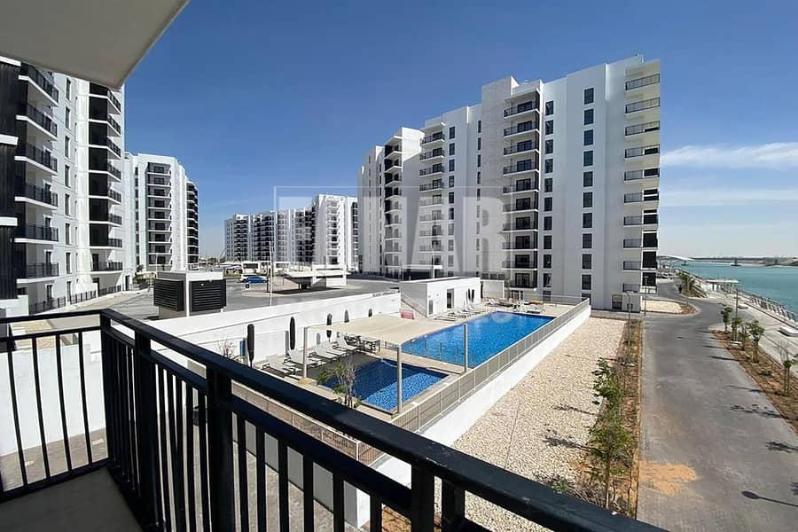 Amazing Pool View| Balcony| Stylish Layout| Vibrant Lifestyle