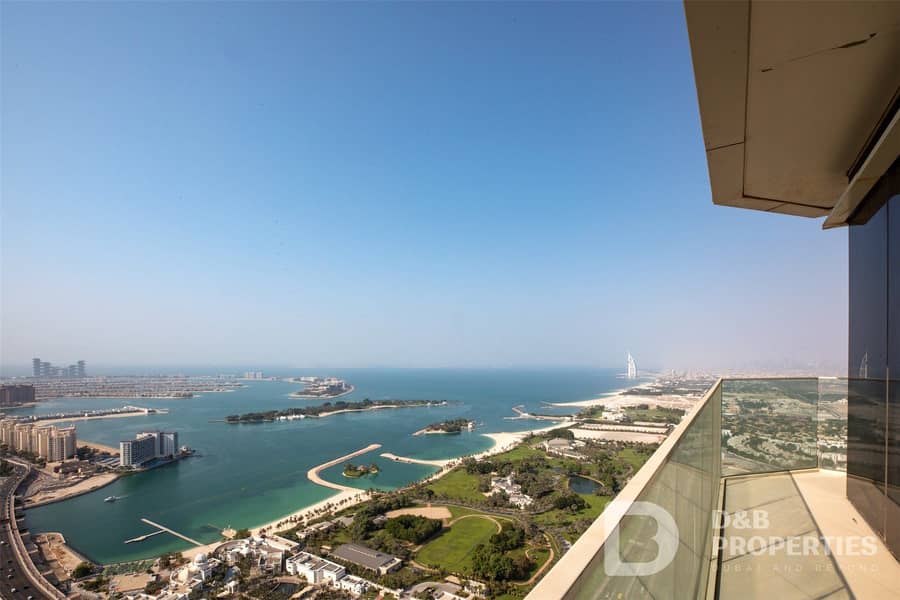 Stunning Sea and Palm View | High Floor | Ready
