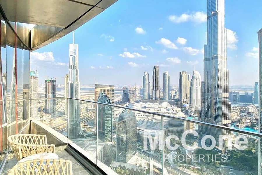 Burj Khalifa View | Fully Furnished  | Maids Room