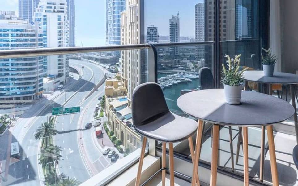 FULLY FURNISHED | MARINA VIEW | HIGH FLOOR | READY TO MOVE