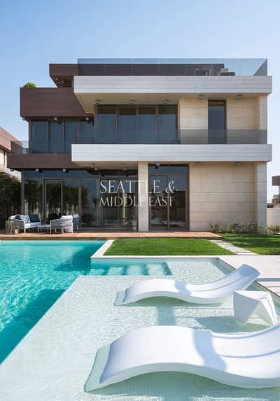 5 Bedroom Villa for Sale in Saadiyat Island, Abu Dhabi - Shell & Core | Partial Sea View  | Luxurious 5 BR