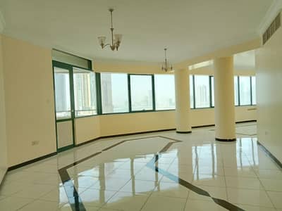3 Bedroom Flat for Rent in Al Taawun, Sharjah - Brand New luxury apartment with 2 balcony| cheller-free| 1 month free| good lucation| 70k