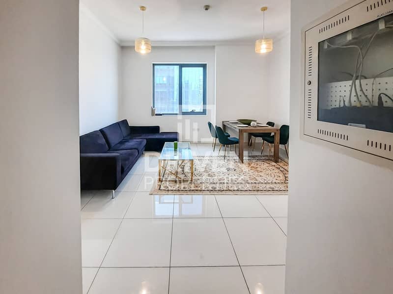 Fully Furnished | Mid Floor | Bright Apt