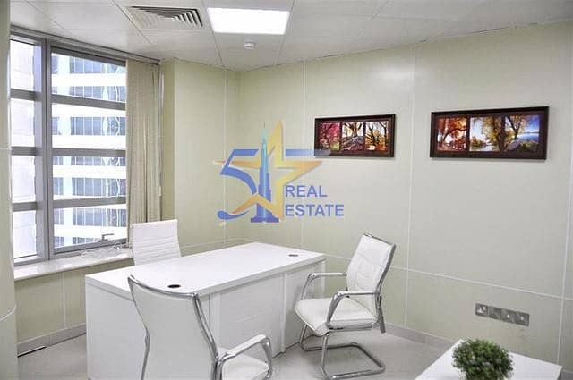 sharing furnished office in business center business bay