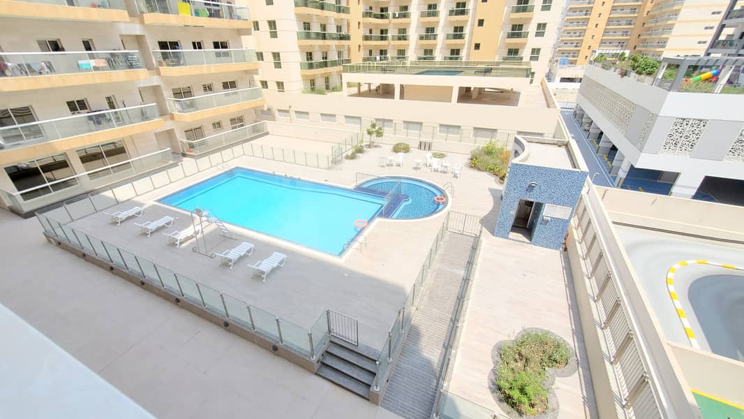 Very elegant 1BR hall with all facilities for rent 37k in al warsan4 Dubai 4