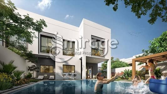 4 Bedroom Villa for Sale in Yas Island, Abu Dhabi - Luxury Villa | Single Row | Well Size For Family