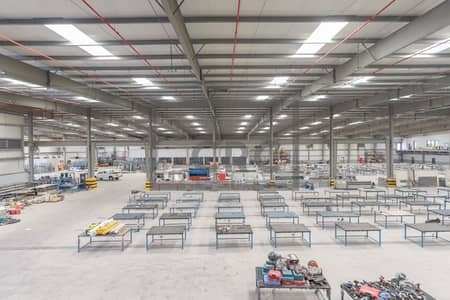 Warehouse for Sale in Dubai Industrial Park, Dubai - Clean Warehouse 1600kw Provision Over Head Crane