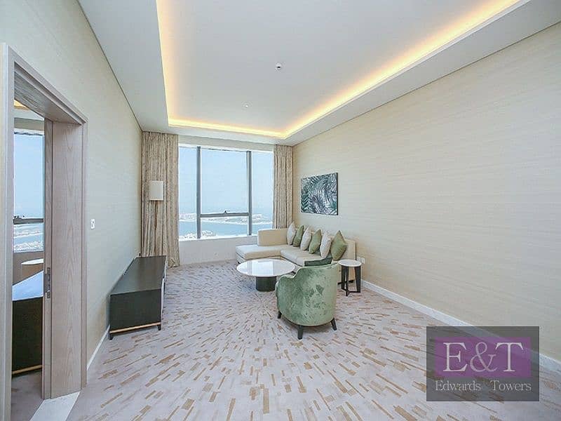 Available | Luxury 1BR | Palm Tower |High Floor