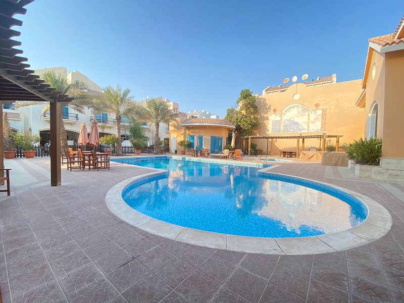 3 Bedroom Villa Swimming Pool Gym 170K Al Mushrif Area Abu Dhabi