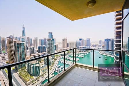 2 Bedroom Flat for Sale in Dubai Marina, Dubai - Vacant on Transfer | Full Marina View | Must See