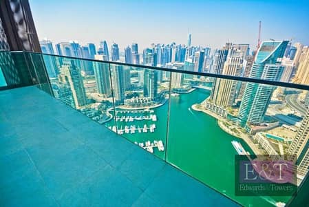 1 Bedroom Apartment for Sale in Dubai Marina, Dubai - Vacant | Full Marina View | High Floor | Must See