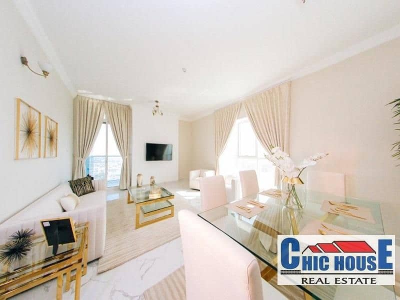 Ready to move in|DLD Free|Pay 5 %|Full Sea View|2BR|Sale