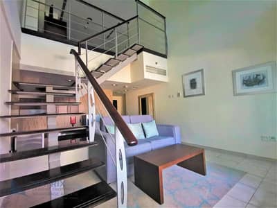 Studio for Rent in Dubai Sports City, Dubai - Duplex Loft | Furnished | Pool View