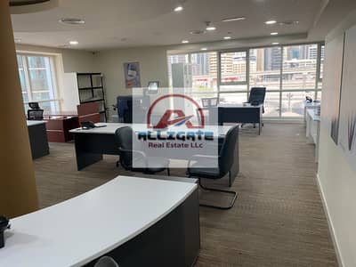 Office for Rent in Jumeirah Lake Towers (JLT), Dubai - Fully Furnished Office||Vacant||Opposite to Metro