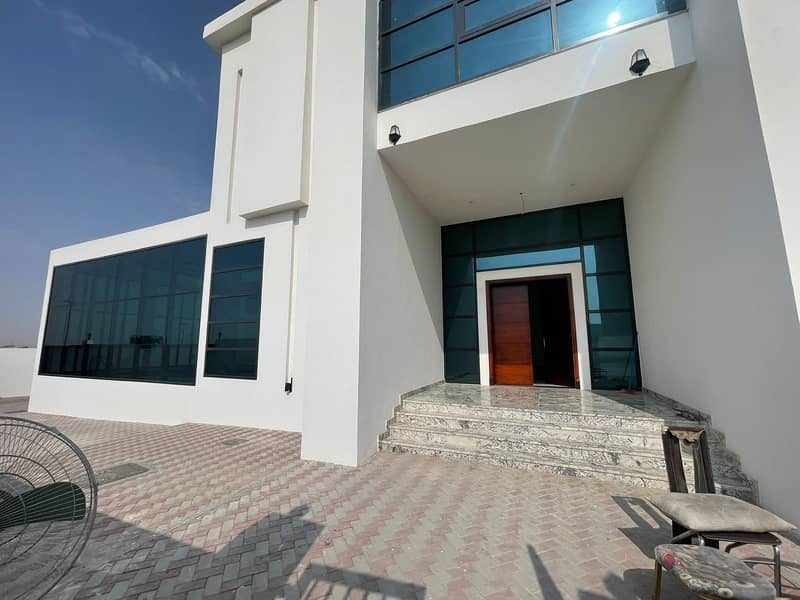 Brand new 7 bedrooms villa with pool is available for rent in Tilal city for 170,000 AED