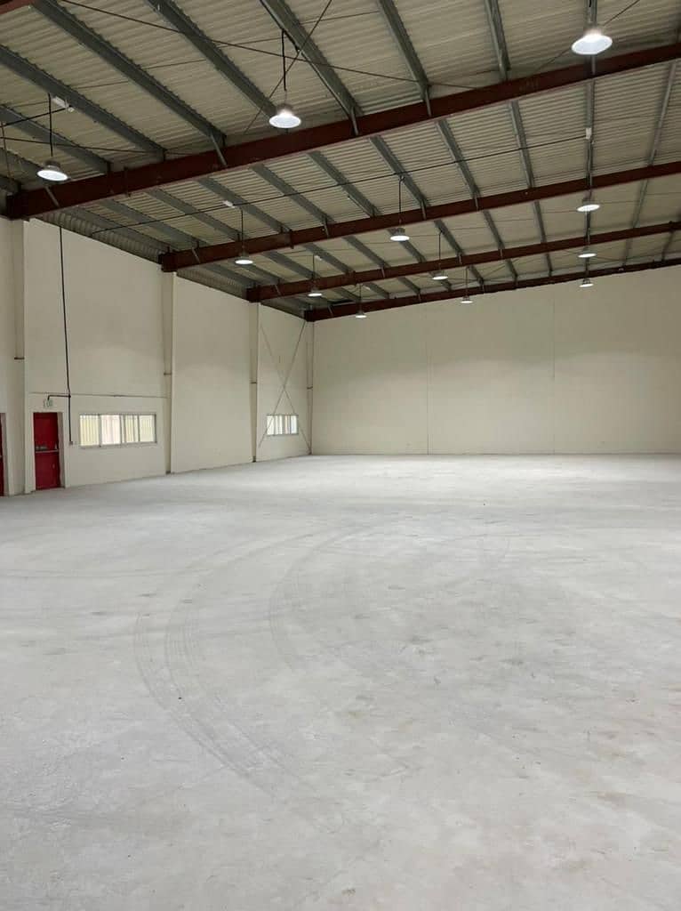 Al Qusais Industrial Area 6,500 sq. Ft warehouse with toilet & pantry