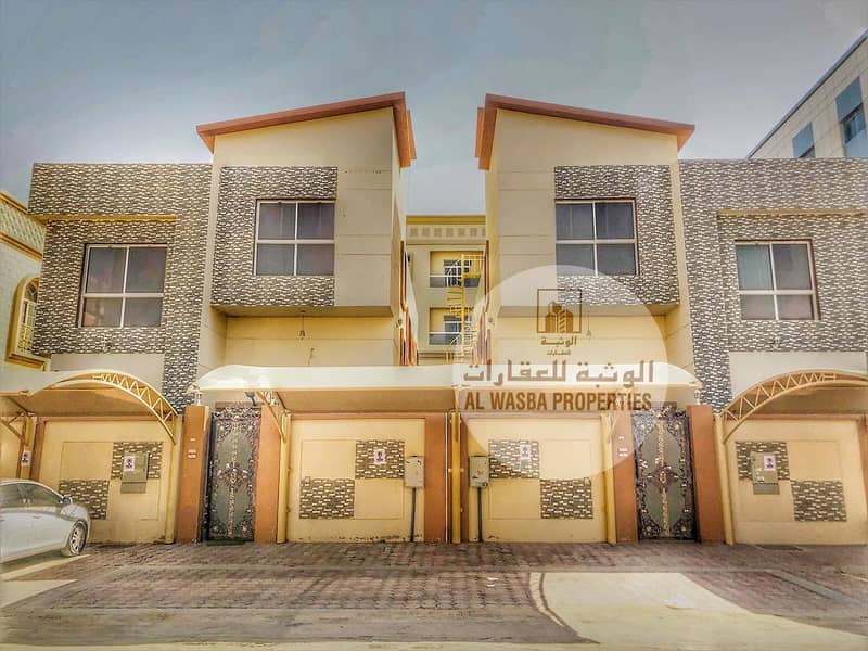 For rent a super Deluxe  villa in the Ajman, Al Mwaihat2 area