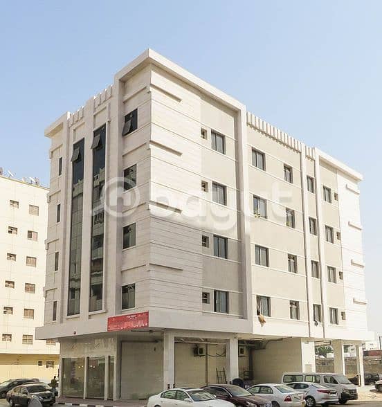 A room and a hall for rent in Ajman Industrial area, a modern building