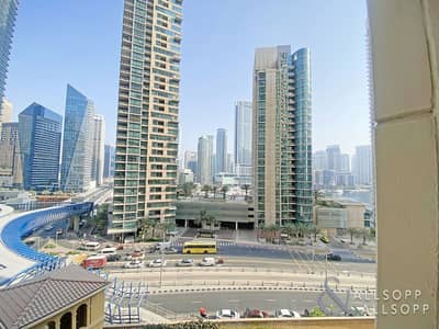 1 Bedroom Apartment for Rent in Jumeirah Beach Residence (JBR), Dubai - 1 Bed | Vacant | Semi-Furnished | Balcony