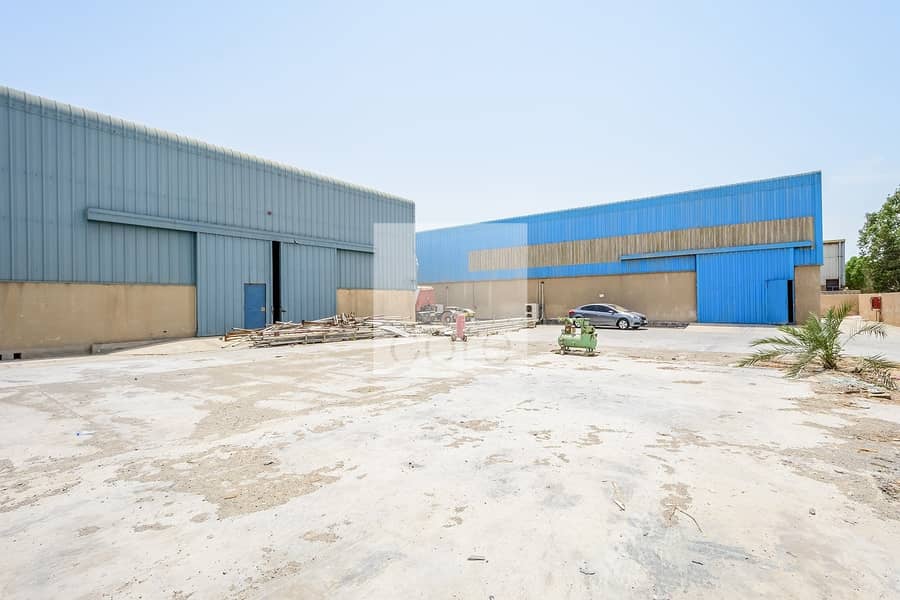 Excellent huge warehouse with open yard