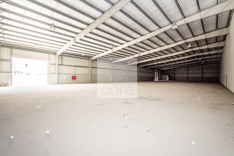 Excellent space warehouse with open yard