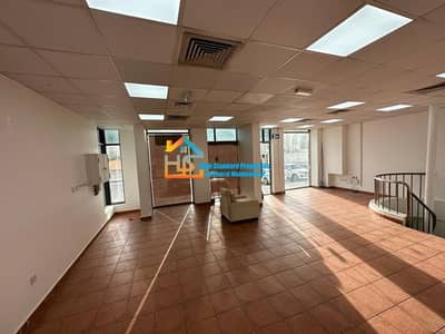 Shop for Rent in Al Mushrif, Abu Dhabi - Amazing Big Size Shop With Basement Store, Kitchen And Bathroom