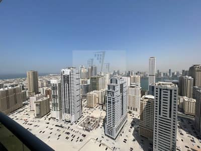 2 Bedroom Apartment for Sale in Al Khaledia Suburb, Sharjah - Nice open view with 2 balconies