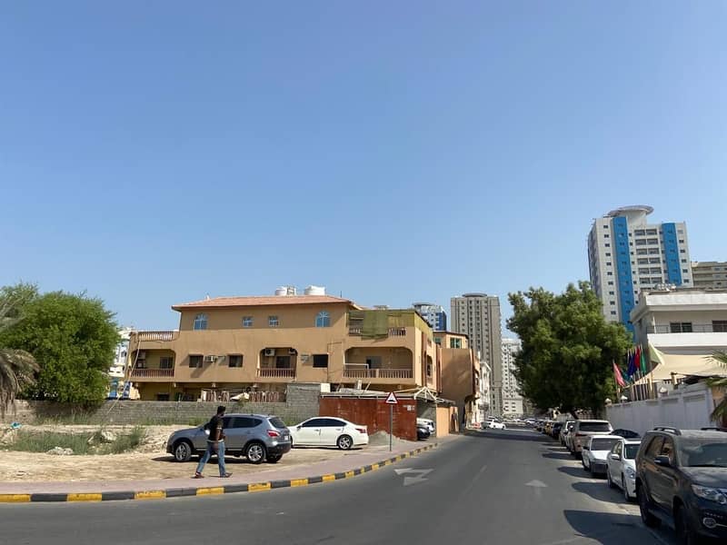 Commercial Residential Land On two Streets In a Corner St. Excellent Location in Alnuaimeya 1 Ajman