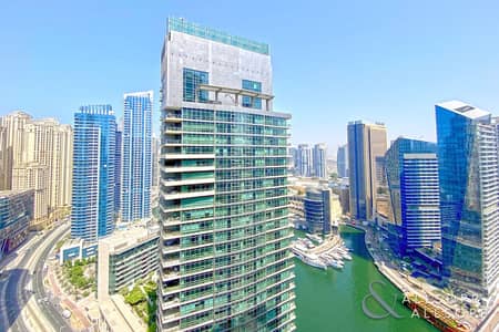 2 Bedroom Apartment for Sale in Dubai Marina, Dubai - Two Bedroom | High Floor | Marina View