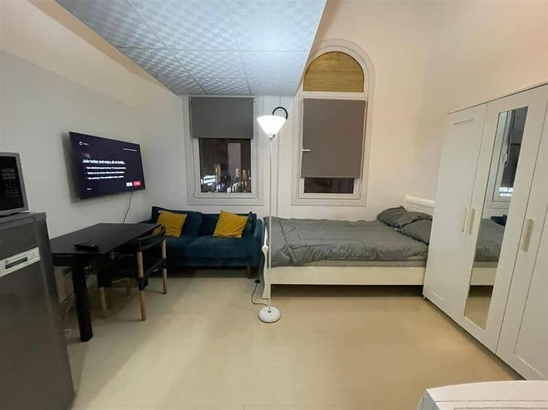 I have abudhabi city furnished studio and one bedroom availa