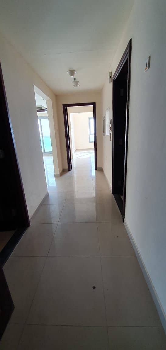 SEA VIEW BIGGEST SIZE 1 BHK FOR RENT IN CORNICHE TOWER AJMAN FOR 35000/- ONLY