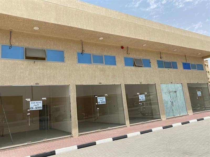 Shops for rent in Al Jurf Industrial Area near China Mall