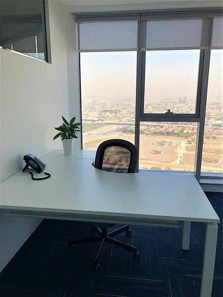 Small Fitted Office for Startup, Freelancers, and SME in Business Bay