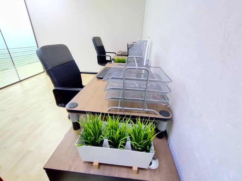 Cozy Manager Desk Spaces (Fully Serviced) For Your Business From Venture Zone! Al Musalla Towers and Mall!